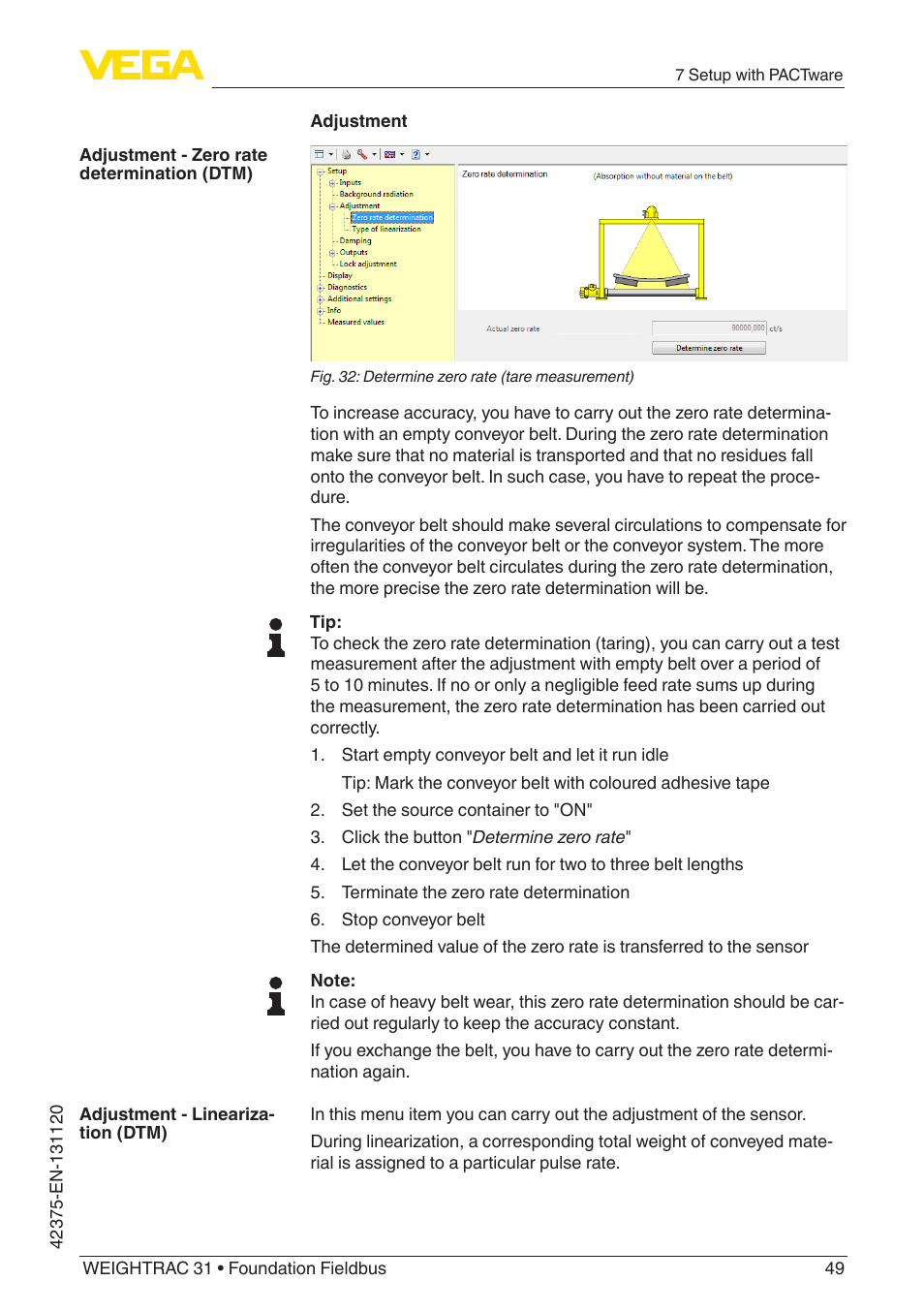 VEGA WEIGHTRAC 31 Foundation Fieldbus User Manual | Page 49 / 84