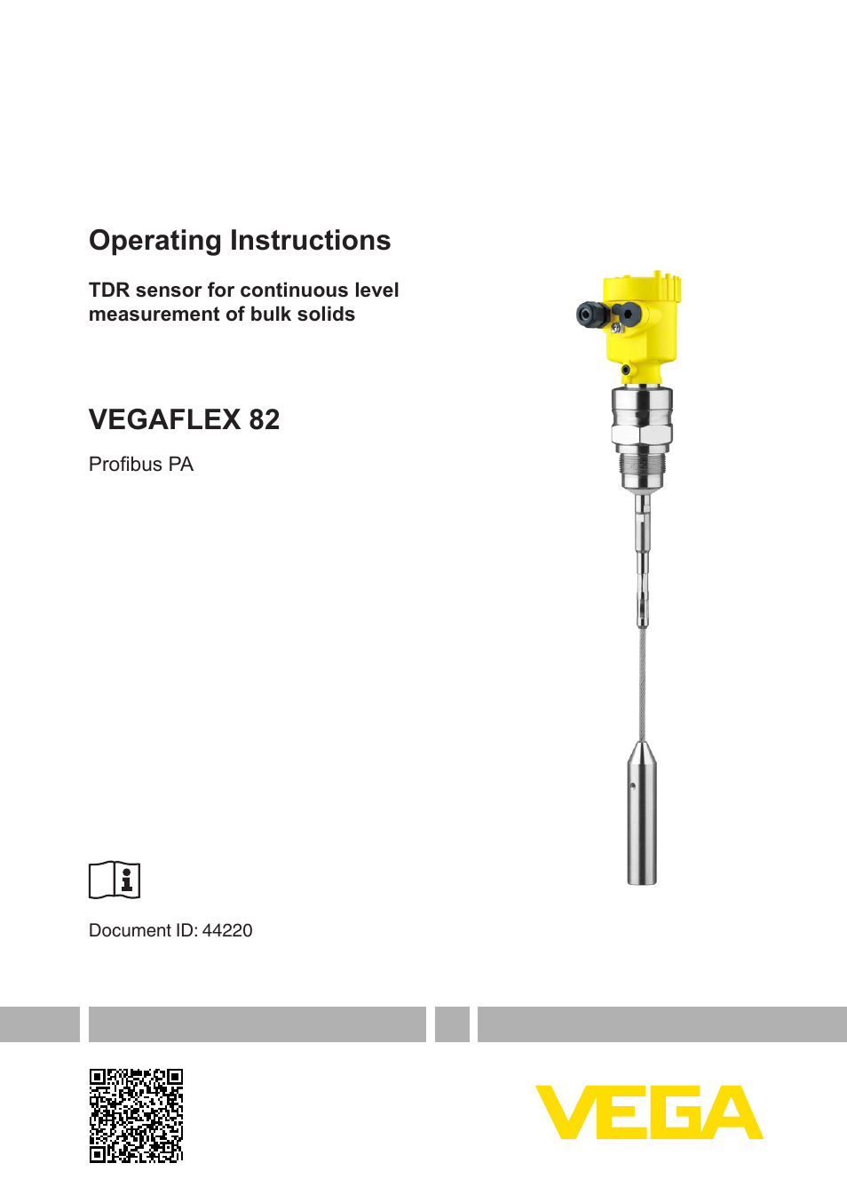 VEGA VEGAFLEX 82 Profibus PA User Manual | 100 pages