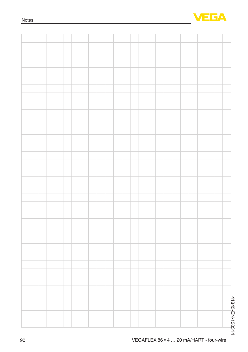 VEGA VEGAFLEX 86 4 … 20 mA_HART - four-wire User Manual | Page 90 / 92