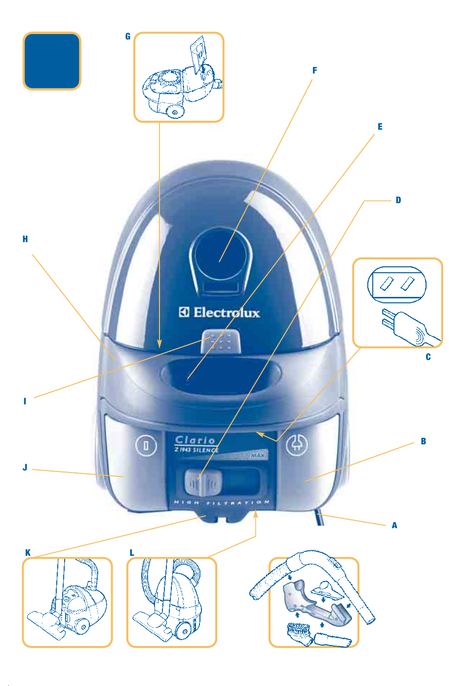 Electrolux CLARIO Z 1943 User Manual | Page 14 / 17