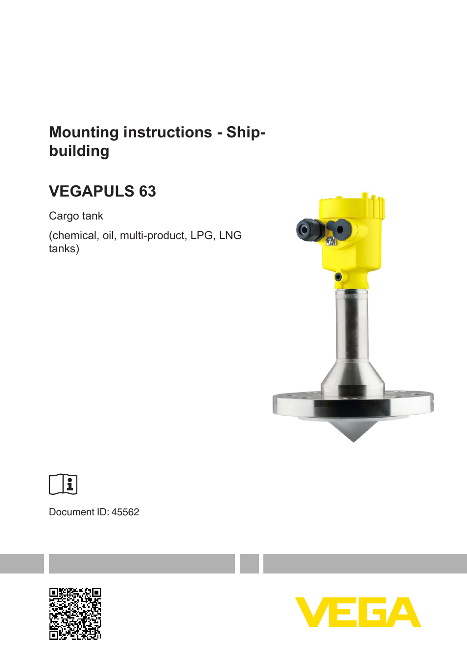 VEGA VEGAPULS 63 Ship-building User Manual | 20 pages