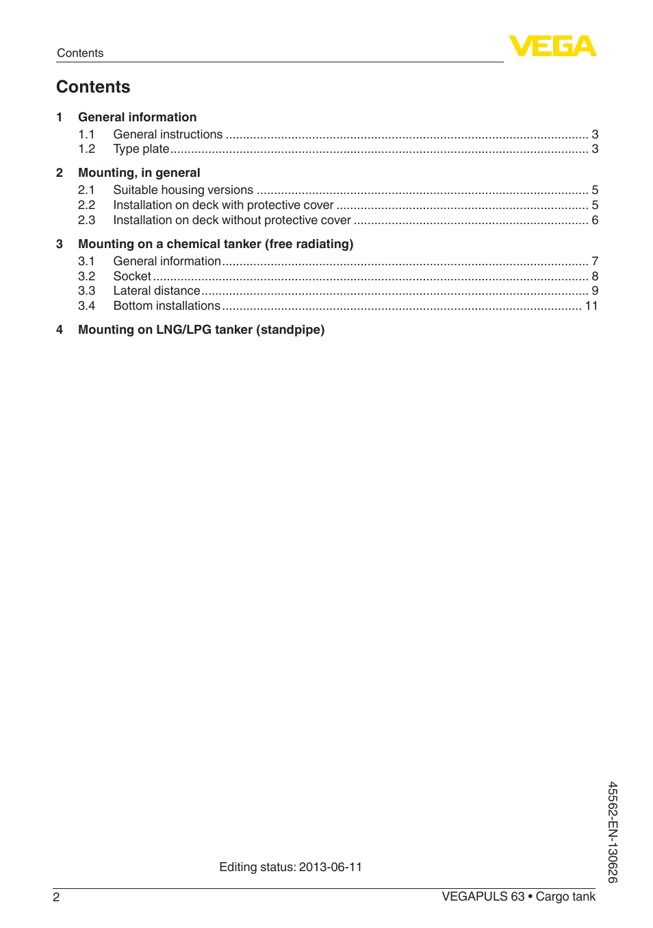 VEGA VEGAPULS 63 Ship-building User Manual | Page 2 / 20