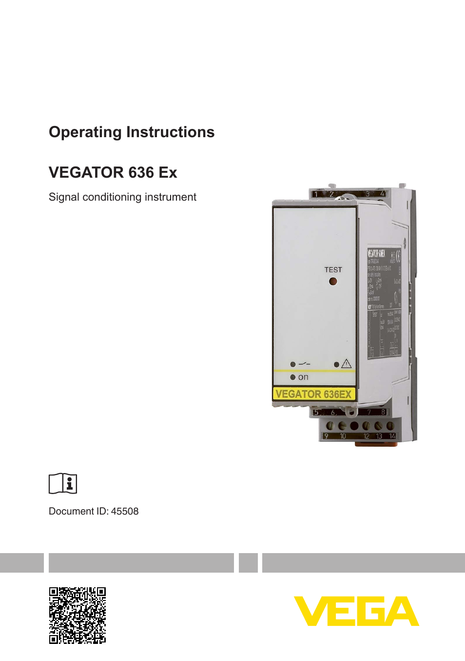 VEGA VEGATOR 636 Ex User Manual | 28 pages