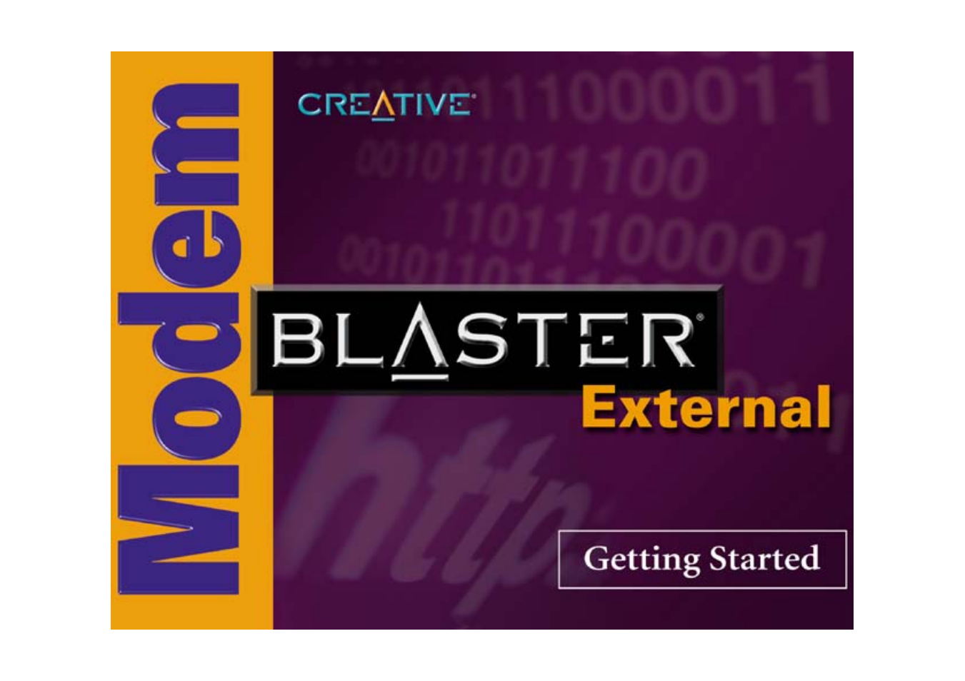 VEGA Creative Modem Blaster V.92 External DE5721 User Manual | 61 pages