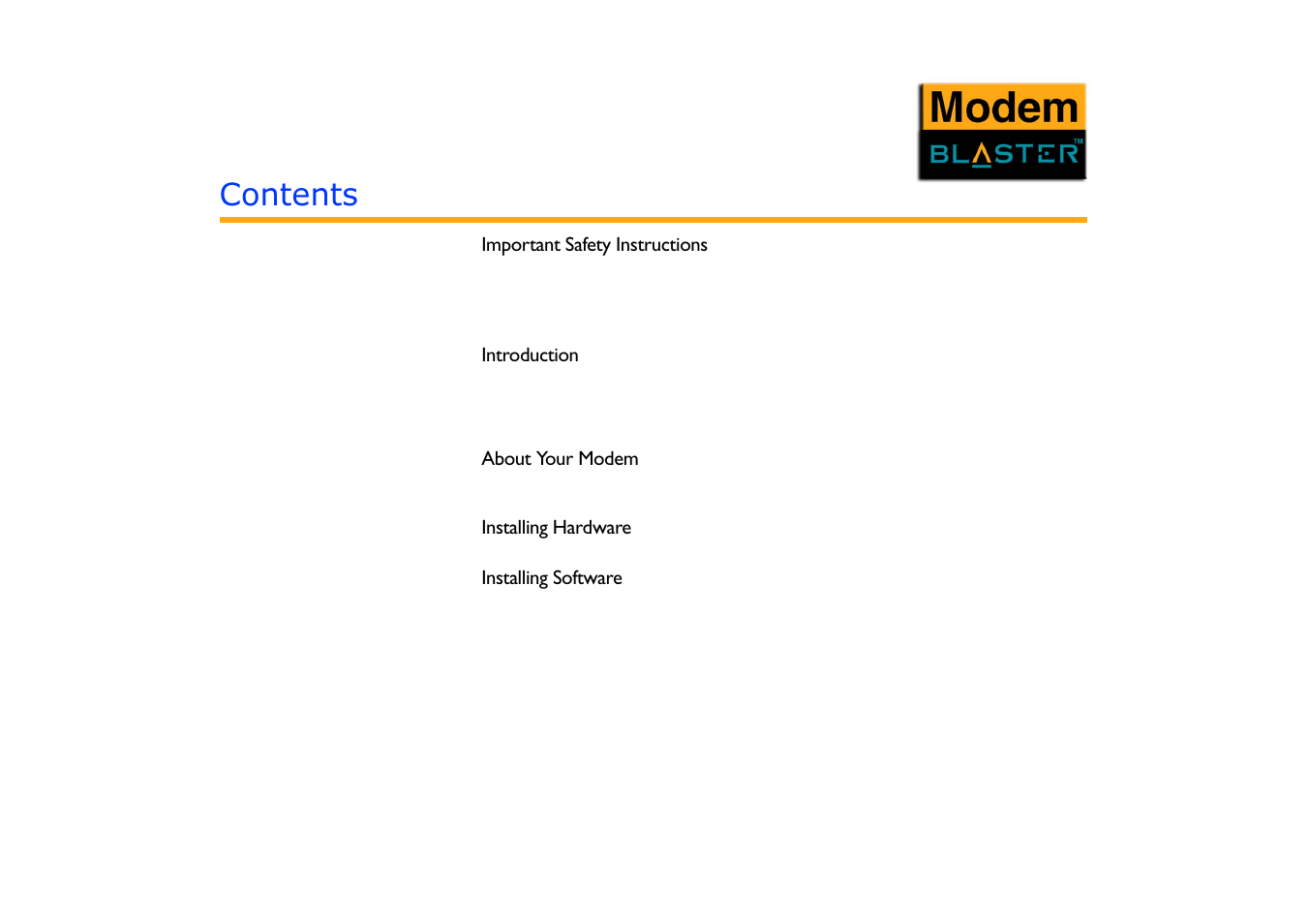 VEGA Creative Modem Blaster V.92 External DE5721 User Manual | Page 10 / 61