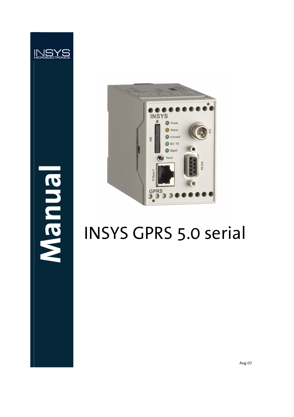 VEGA INSYS Modem GPRS 5.0 User Manual | 113 pages