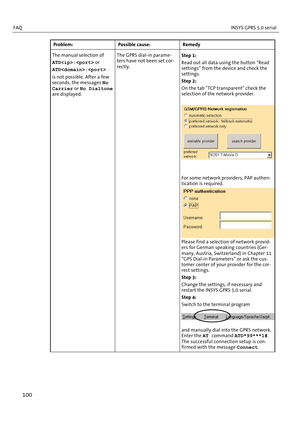 VEGA INSYS Modem GPRS 5.0 User Manual | Page 100 / 113