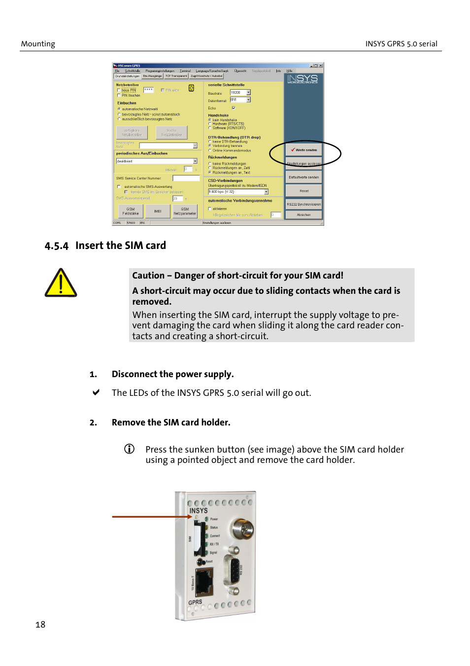 VEGA INSYS Modem GPRS 5.0 User Manual | Page 18 / 113