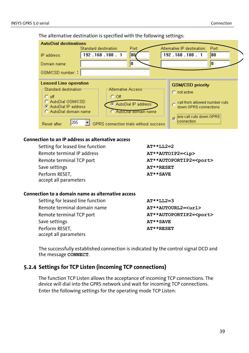 VEGA INSYS Modem GPRS 5.0 User Manual | Page 39 / 113