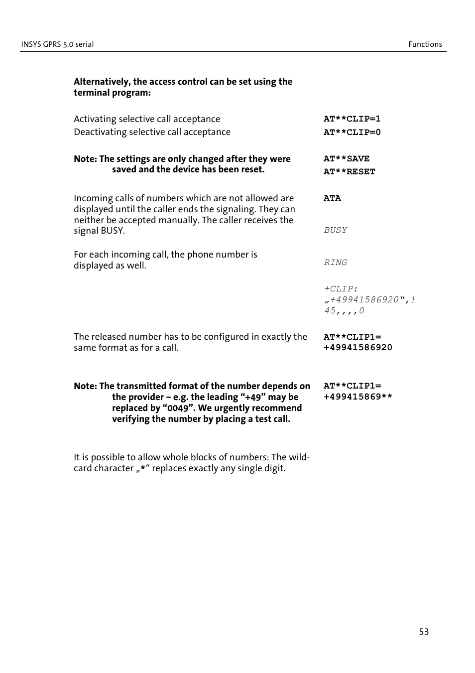 VEGA INSYS Modem GPRS 5.0 User Manual | Page 53 / 113