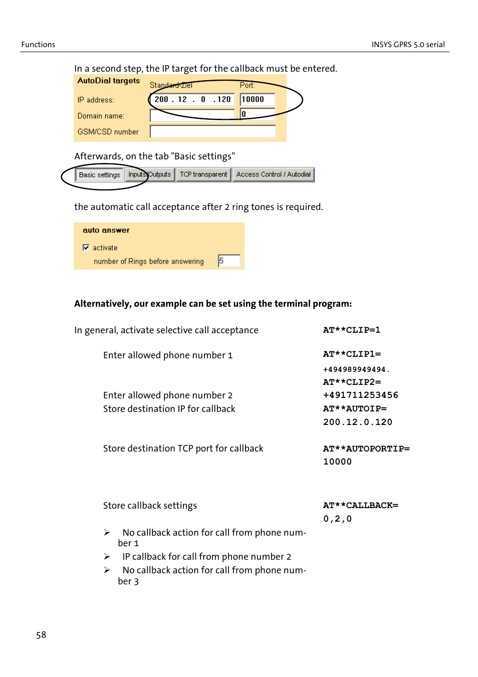 VEGA INSYS Modem GPRS 5.0 User Manual | Page 58 / 113