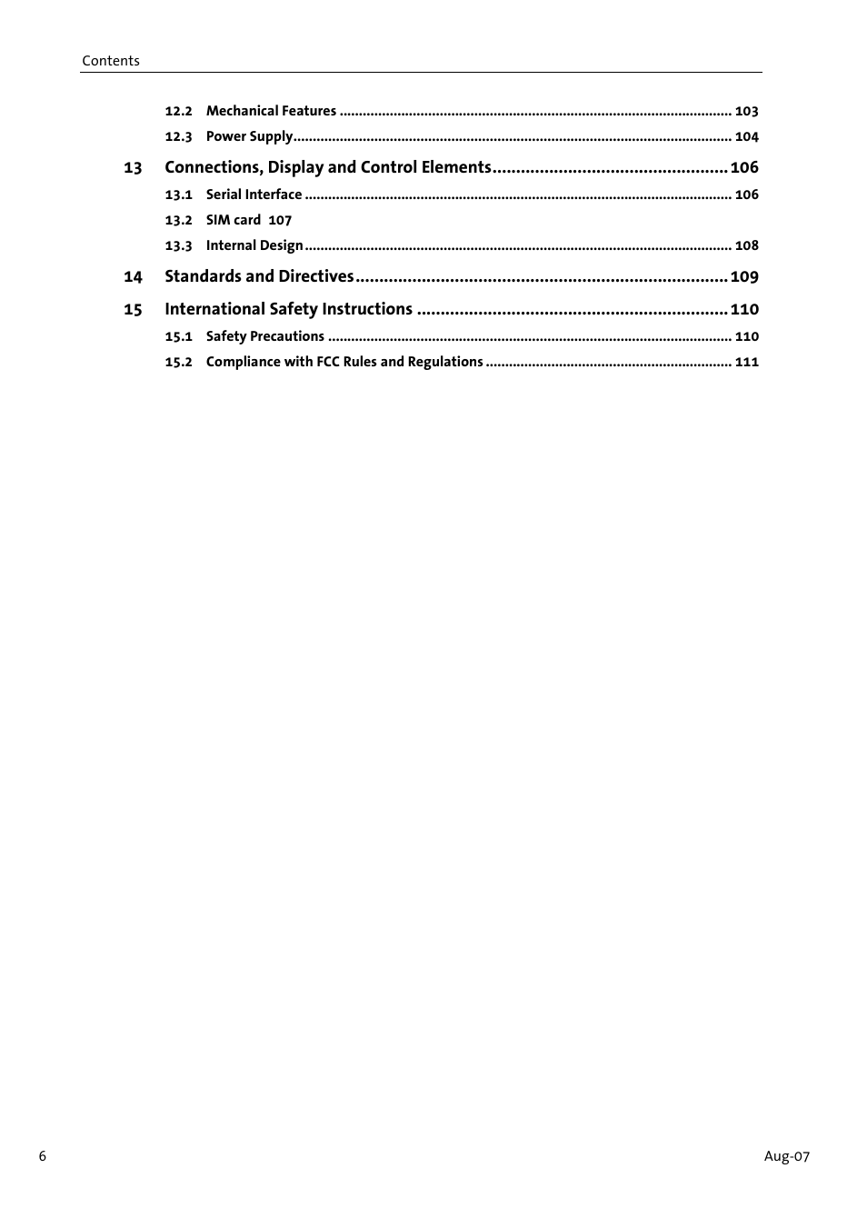 VEGA INSYS Modem GPRS 5.0 User Manual | Page 6 / 113