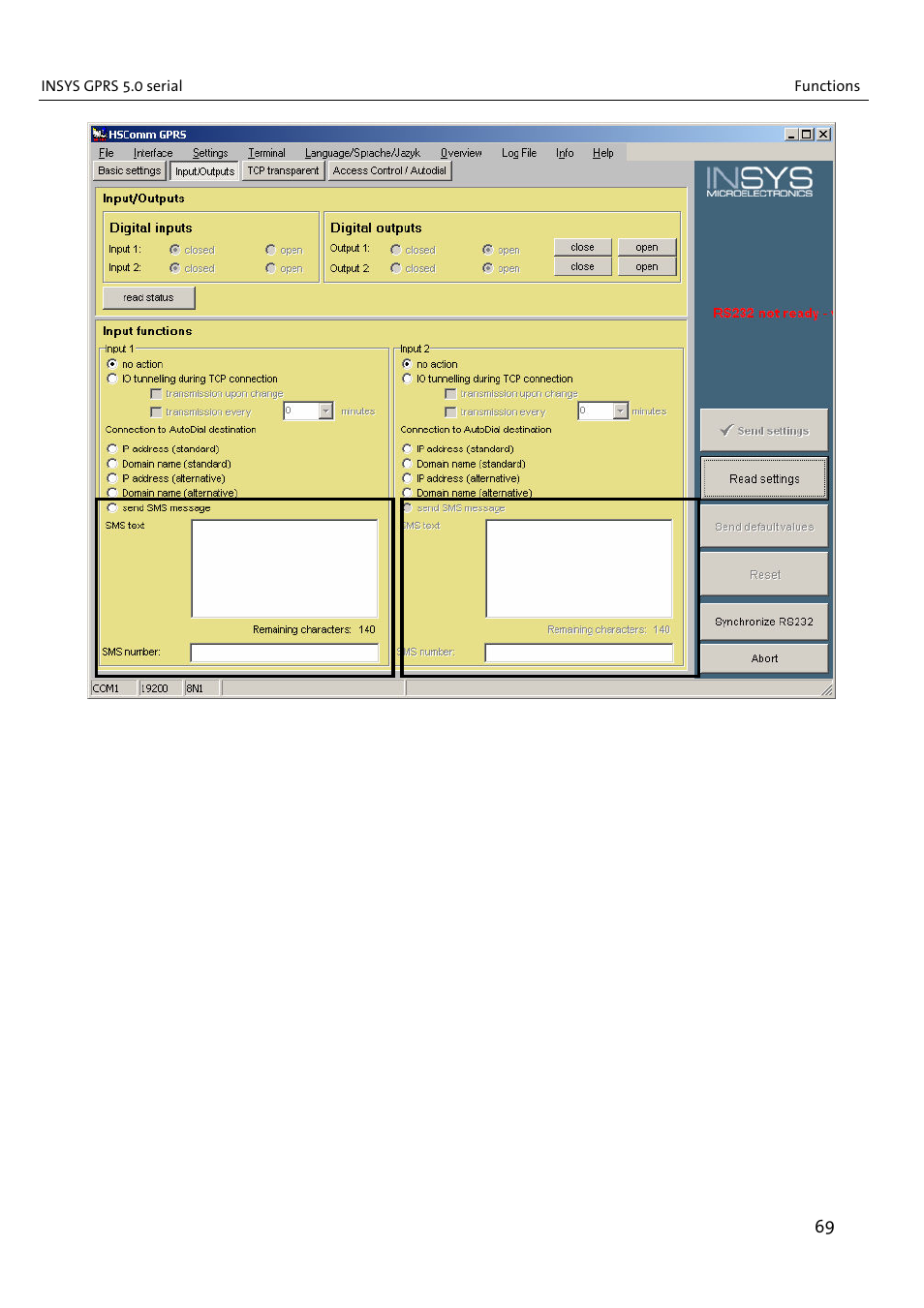 VEGA INSYS Modem GPRS 5.0 User Manual | Page 69 / 113