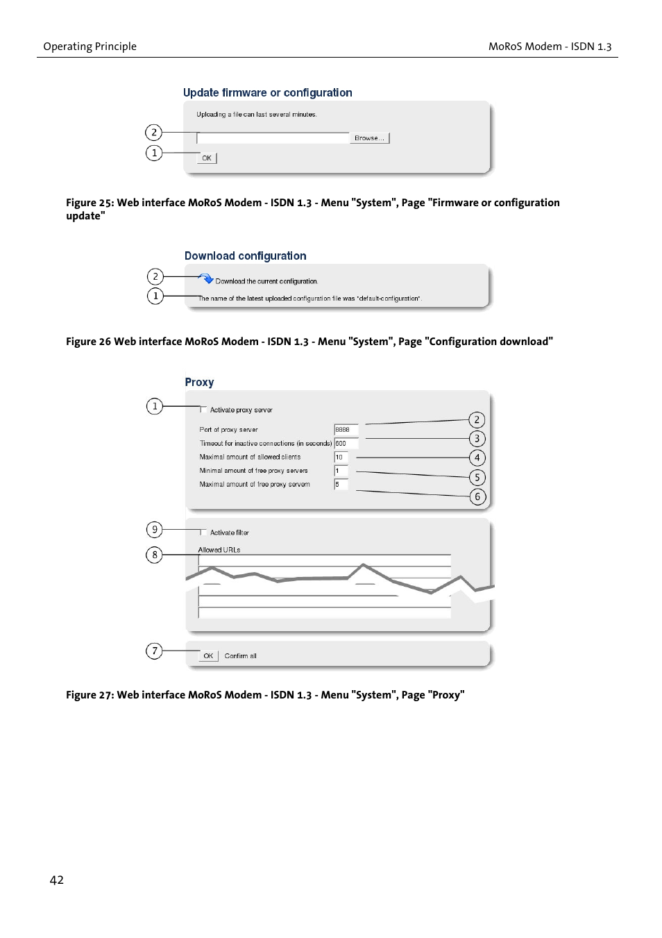 VEGA MoRoS Modem - ISDN 1.3 User Manual | Page 42 / 86