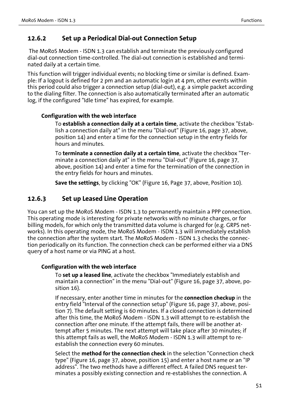 VEGA MoRoS Modem - ISDN 1.3 User Manual | Page 51 / 86