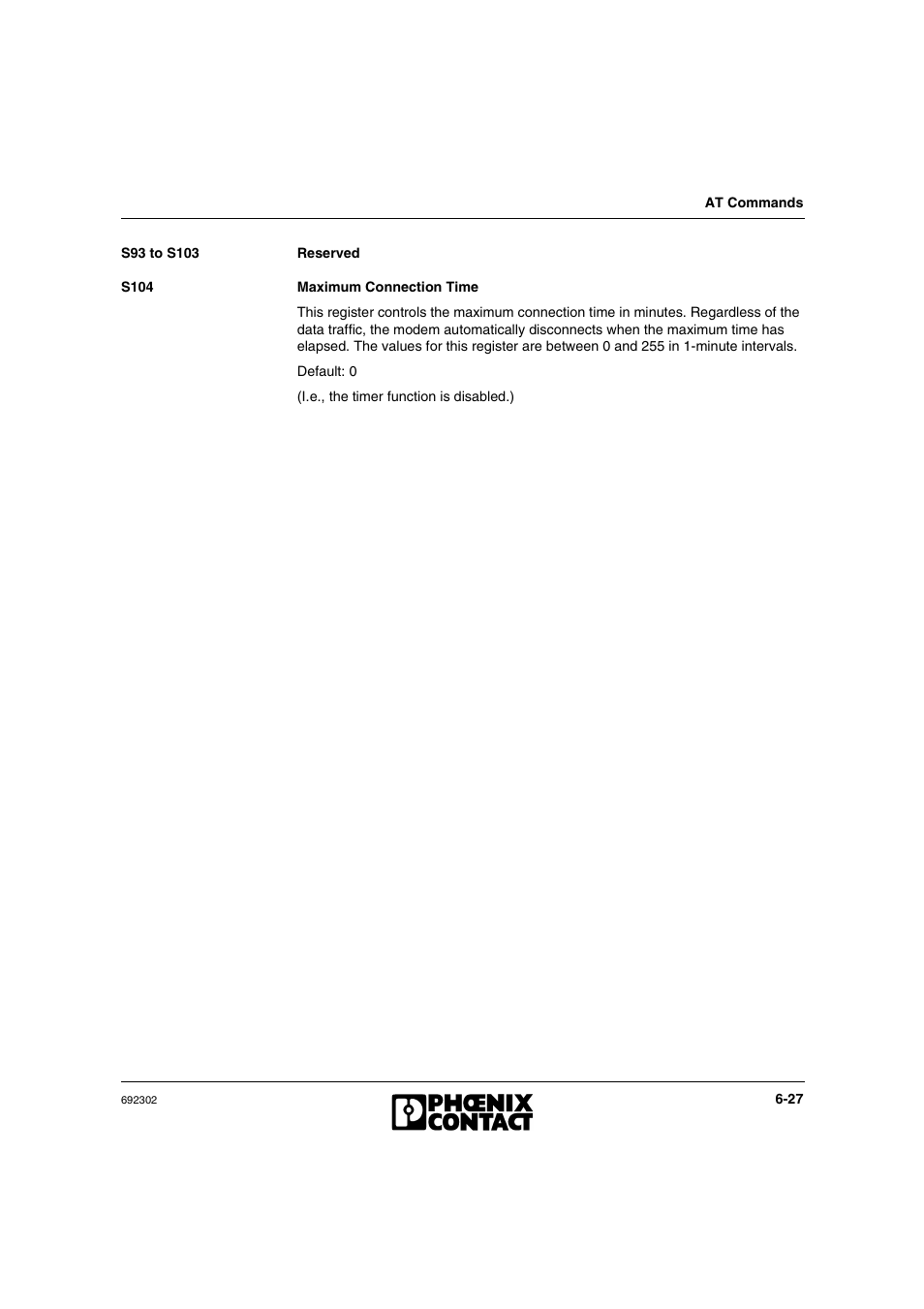 VEGA Phoenix PSI Data Fax Modem User Manual | Page 115 / 128