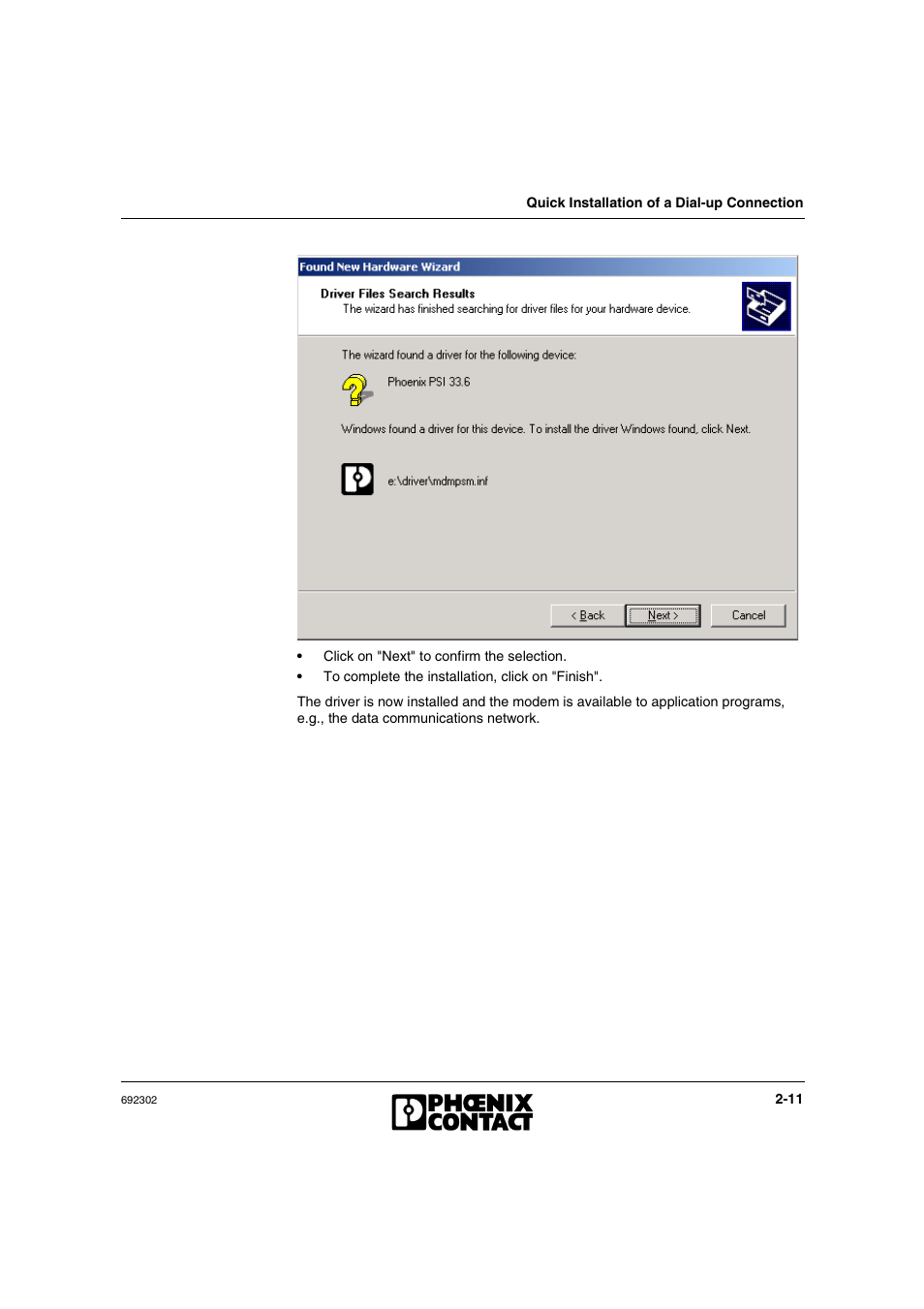 VEGA Phoenix PSI Data Fax Modem User Manual | Page 31 / 128