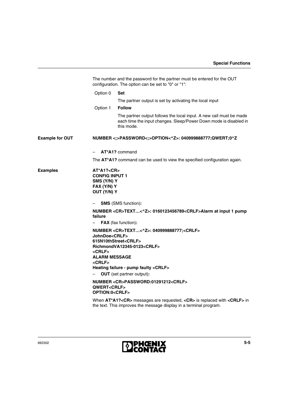 VEGA Phoenix PSI Data Fax Modem User Manual | Page 75 / 128