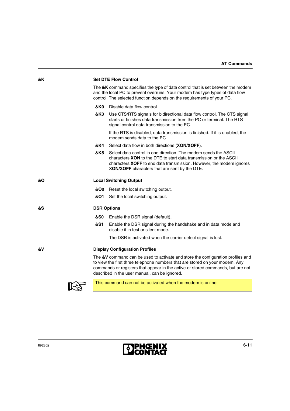 VEGA Phoenix PSI Data Fax Modem User Manual | Page 99 / 128