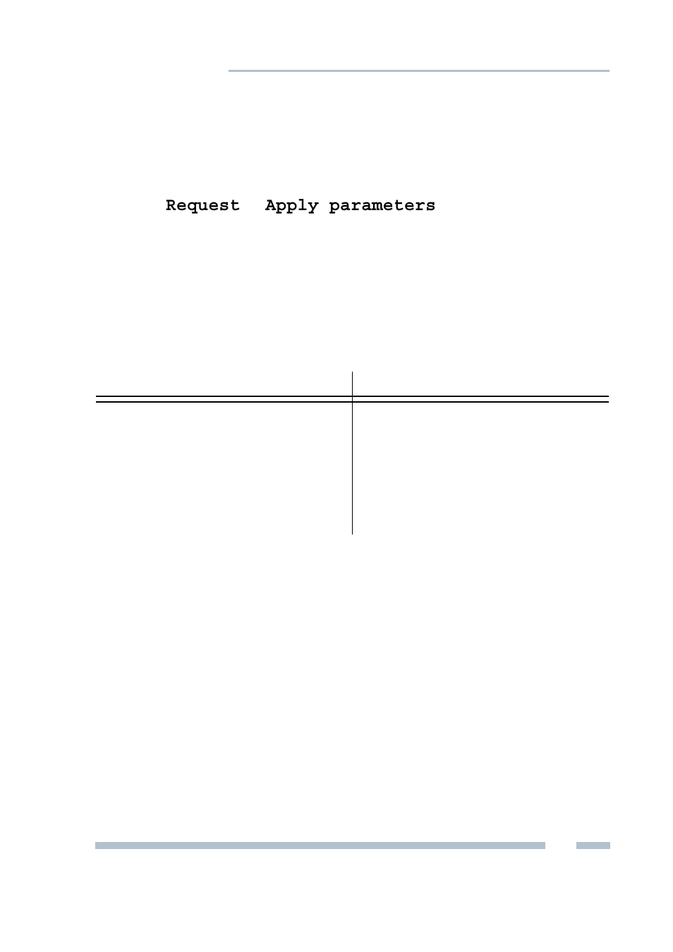 Apply parameters, Parameters | VEGA TH LINK Version 1.1 Installation Guide User Manual | Page 27 / 36