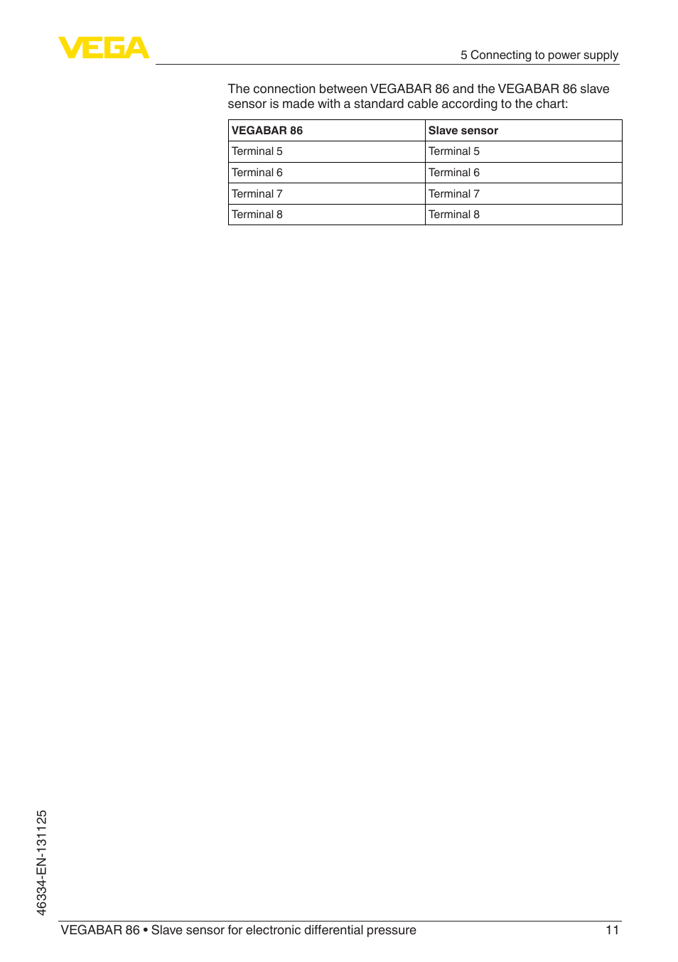 VEGA VEGABAR 86 Save sensor - Quick setup guide User Manual | Page 11 / 20