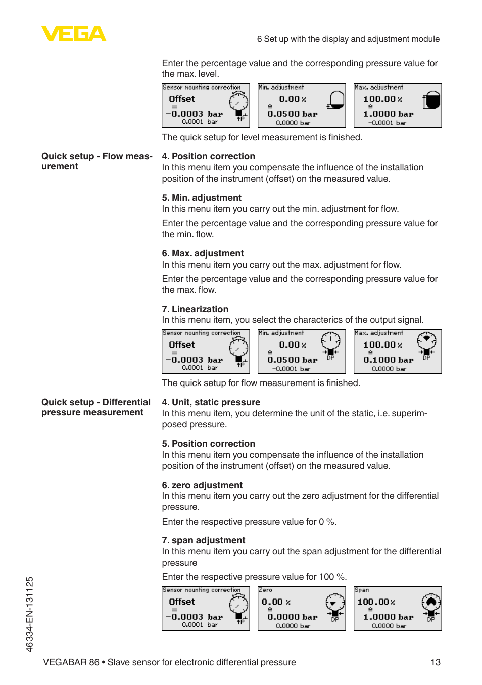 VEGA VEGABAR 86 Save sensor - Quick setup guide User Manual | Page 13 / 20