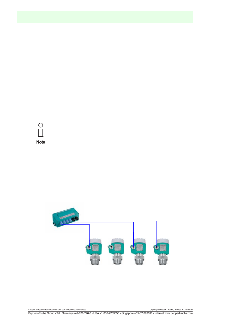Topologies in combination with the fieldbarrier, Topologies on intrinsically safe outputs, Fieldbarrier | VEGA FIELDBARRIER User Manual | Page 24 / 36