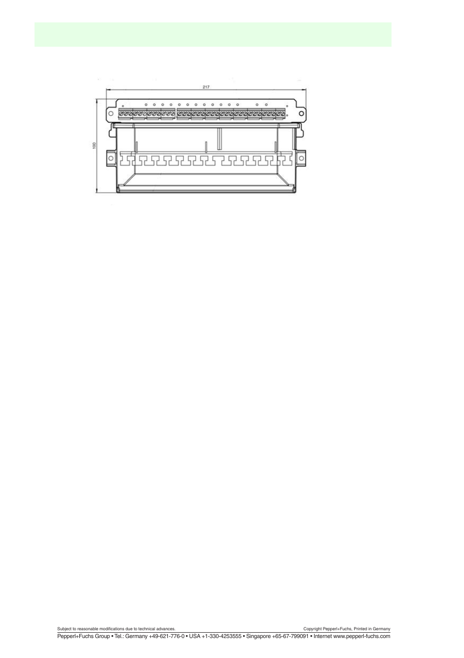 Mechanical dimensions of the r version, Fieldbarrier | VEGA FIELDBARRIER User Manual | Page 28 / 36
