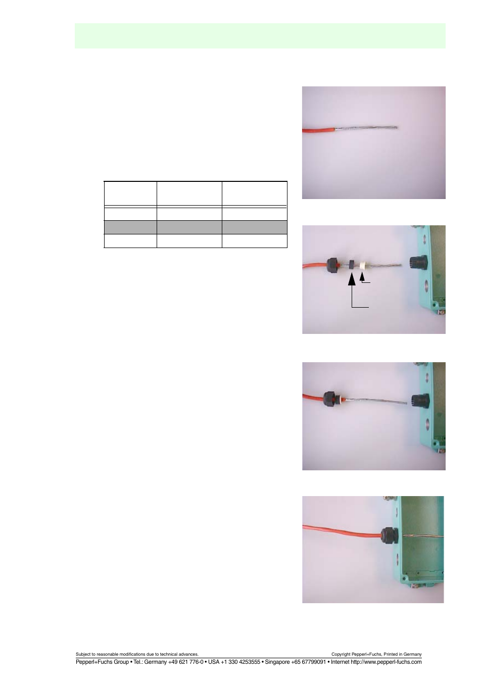 Handling f*d0-fb-ex4.cg cable glands, Fieldbarrier | VEGA FIELDBARRIER User Manual | Page 30 / 36