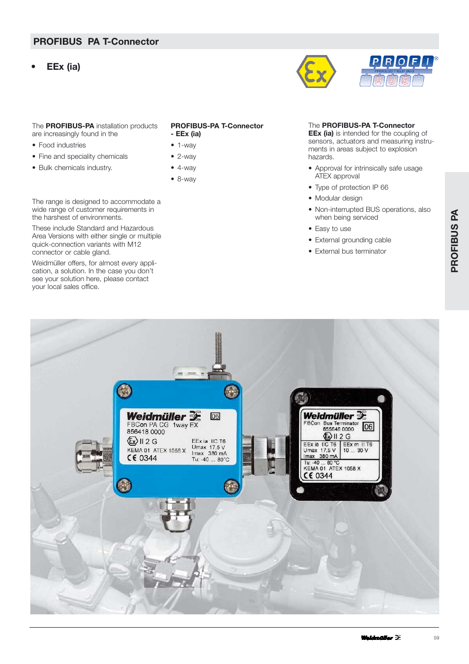 VEGA PROFIBUS PA T-Connector EEx (ia) User Manual | 8 pages