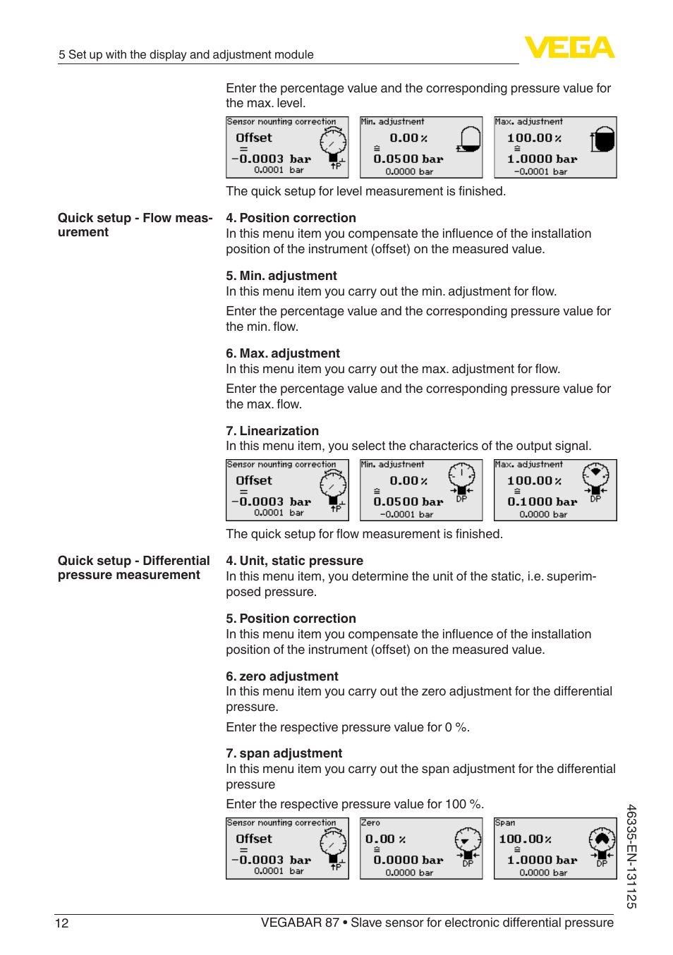 VEGA VEGABAR 87 Save sensor - Quick setup guide User Manual | Page 12 / 20