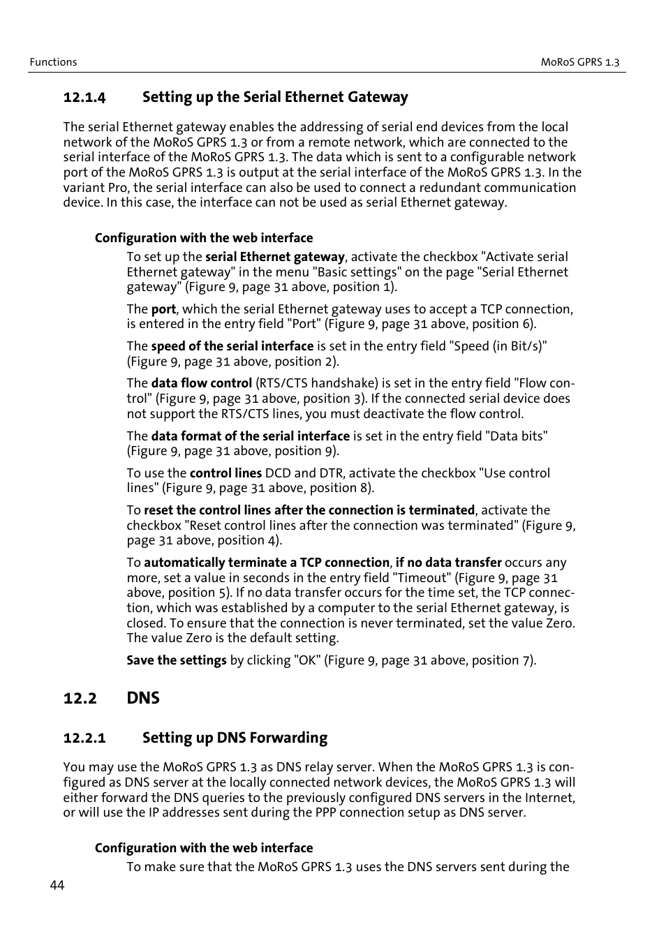 2 dns | VEGA MoRoS GPRS 1.3 User Manual | Page 44 / 82