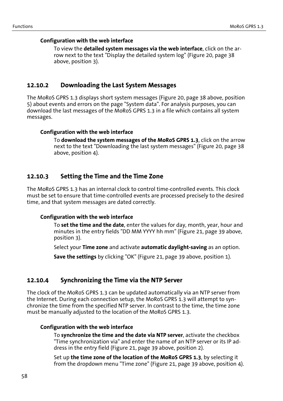 VEGA MoRoS GPRS 1.3 User Manual | Page 58 / 82