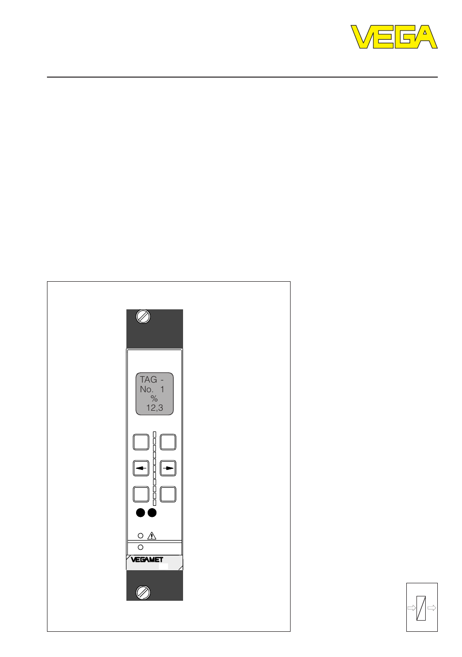 VEGA VEGAMET 514V Menu plan User Manual | 12 pages