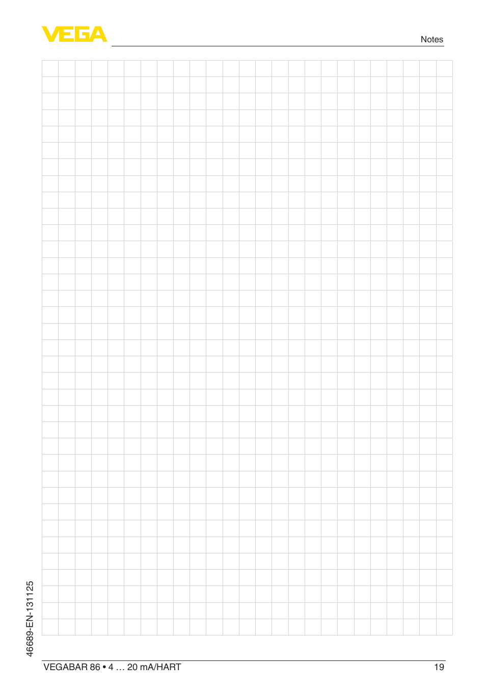 VEGA VEGABAR 86 4 … 20 mA_HART - Quick setup guide User Manual | Page 19 / 20