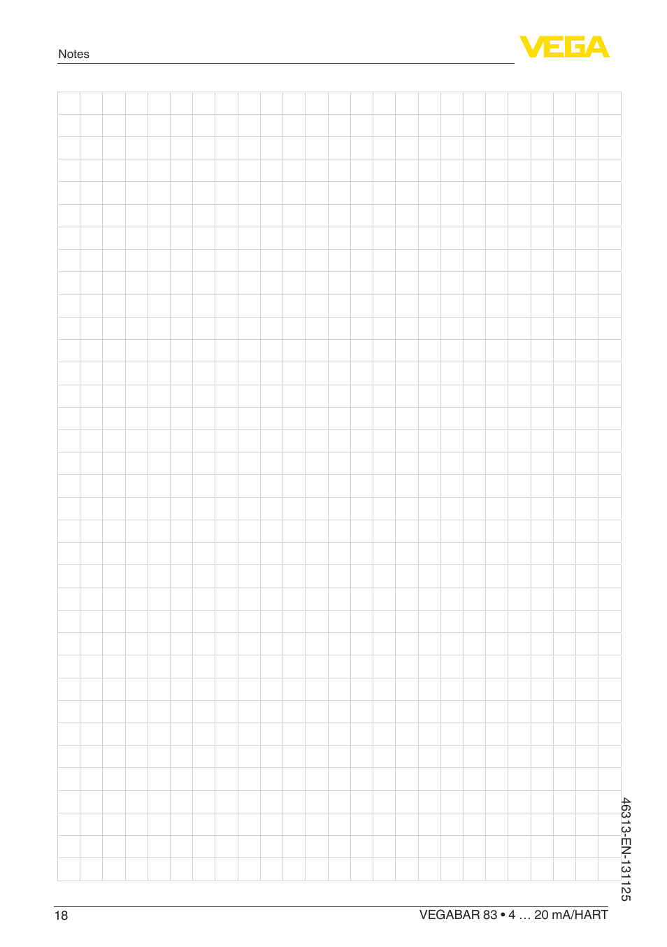 VEGA VEGABAR 83 4 … 20 mA_HART - Quick setup guide User Manual | Page 18 / 20