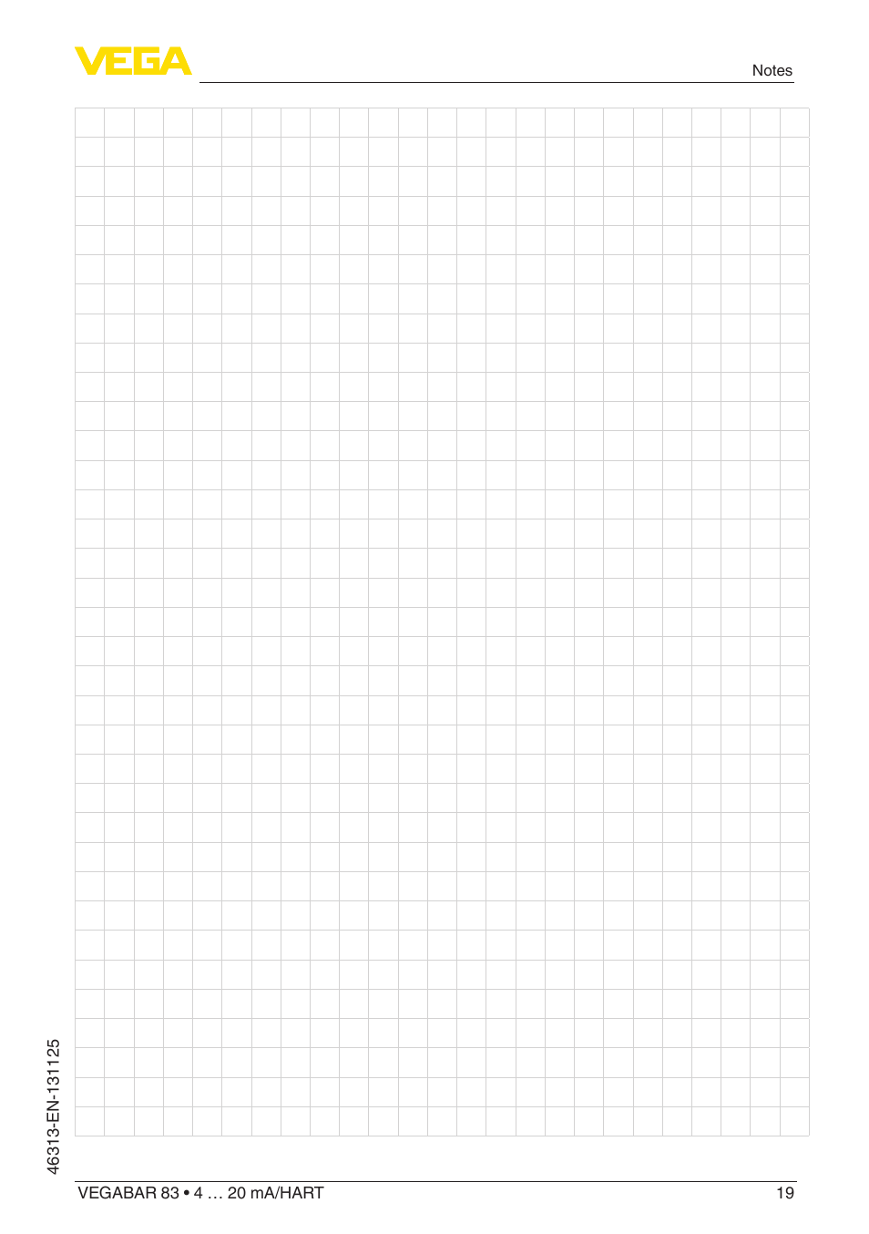 VEGA VEGABAR 83 4 … 20 mA_HART - Quick setup guide User Manual | Page 19 / 20