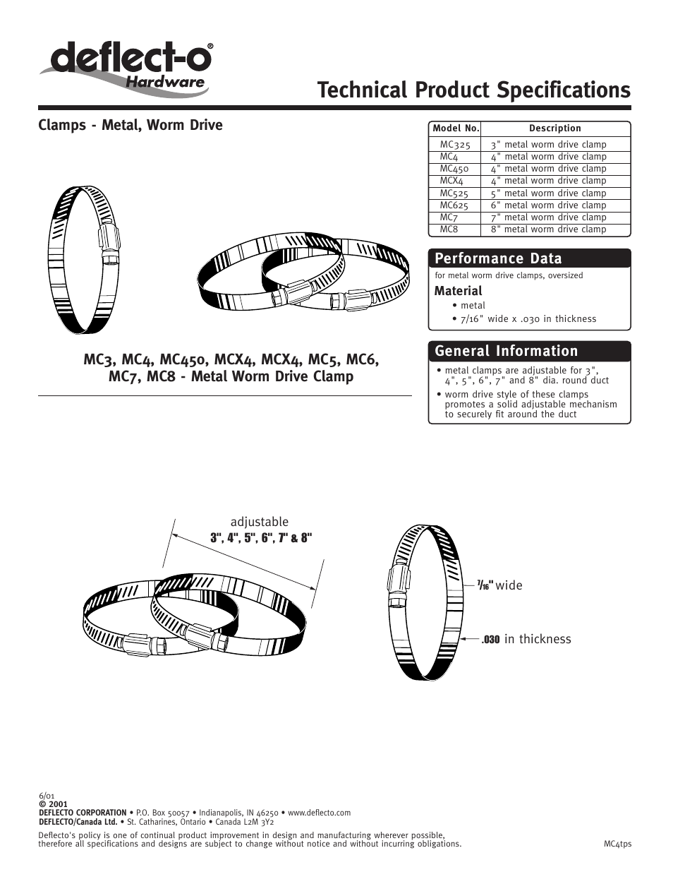 Deflecto MC Series User Manual | 1 page
