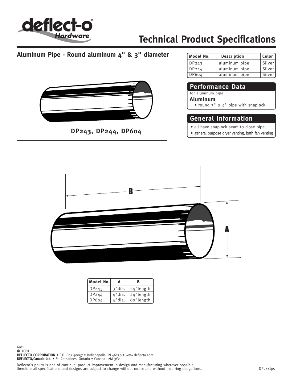 Deflecto DP604 User Manual | 1 page