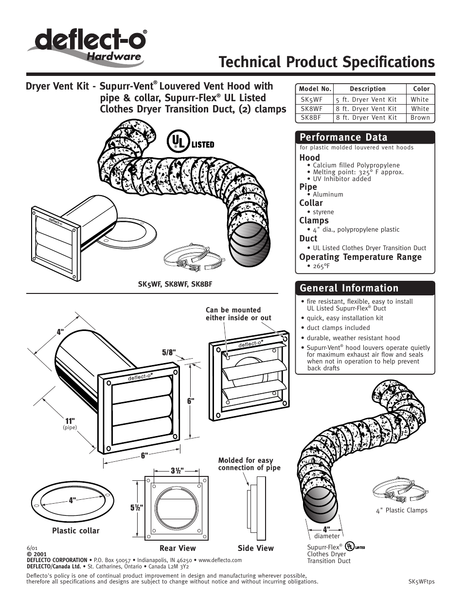 Deflecto SK8BF User Manual | 1 page