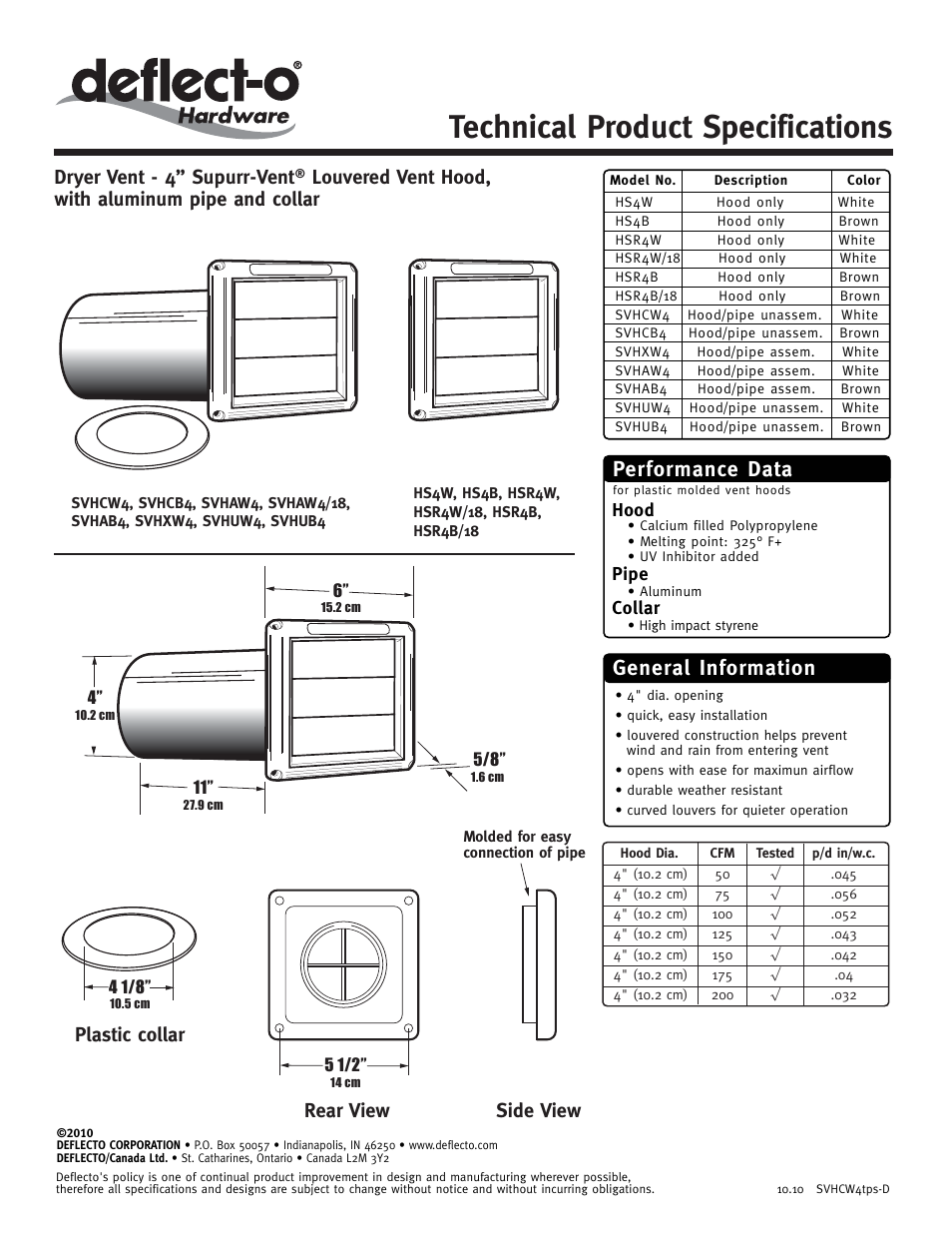 Deflecto SVHUB4 User Manual | 1 page