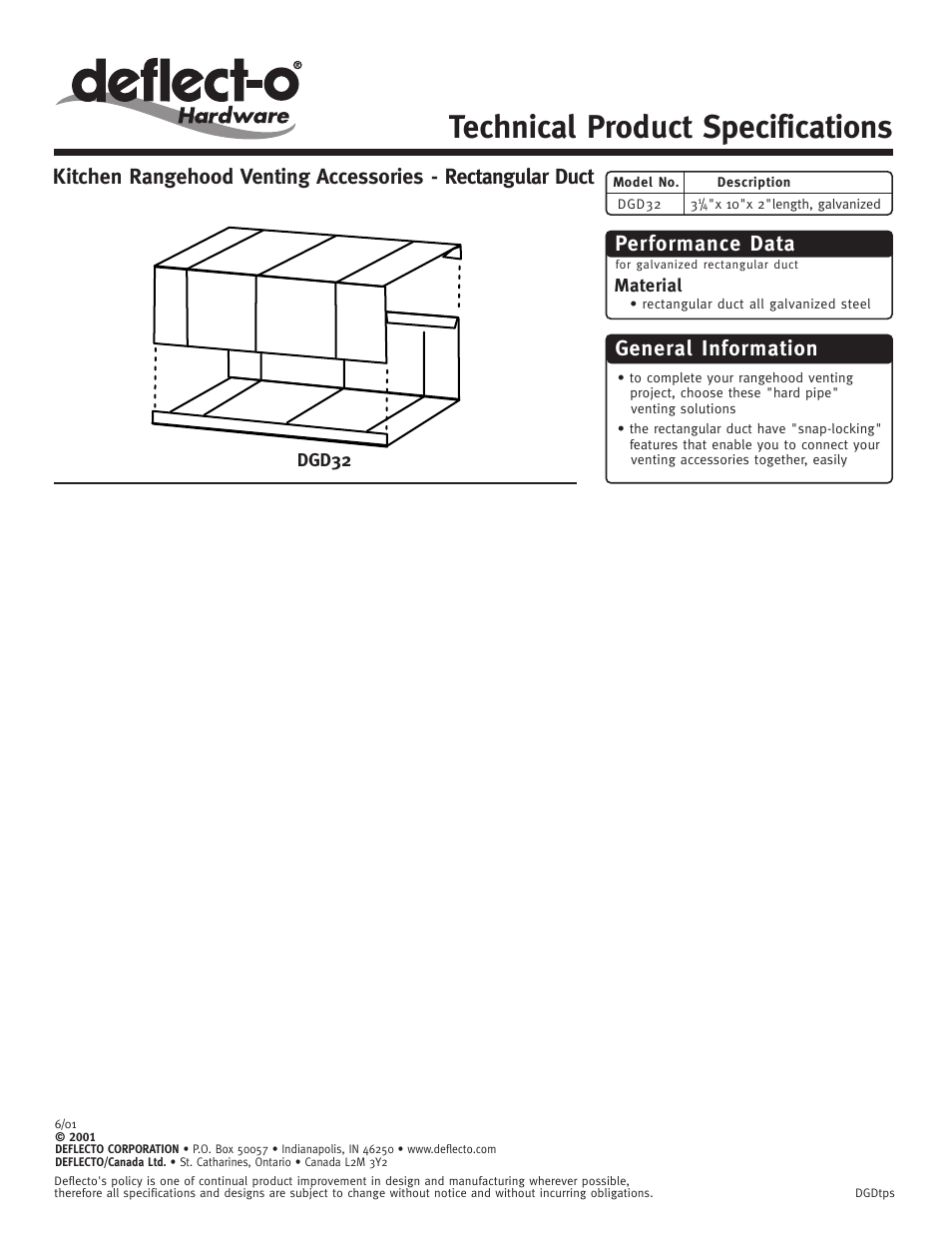 Deflecto DGD32 User Manual | 1 page