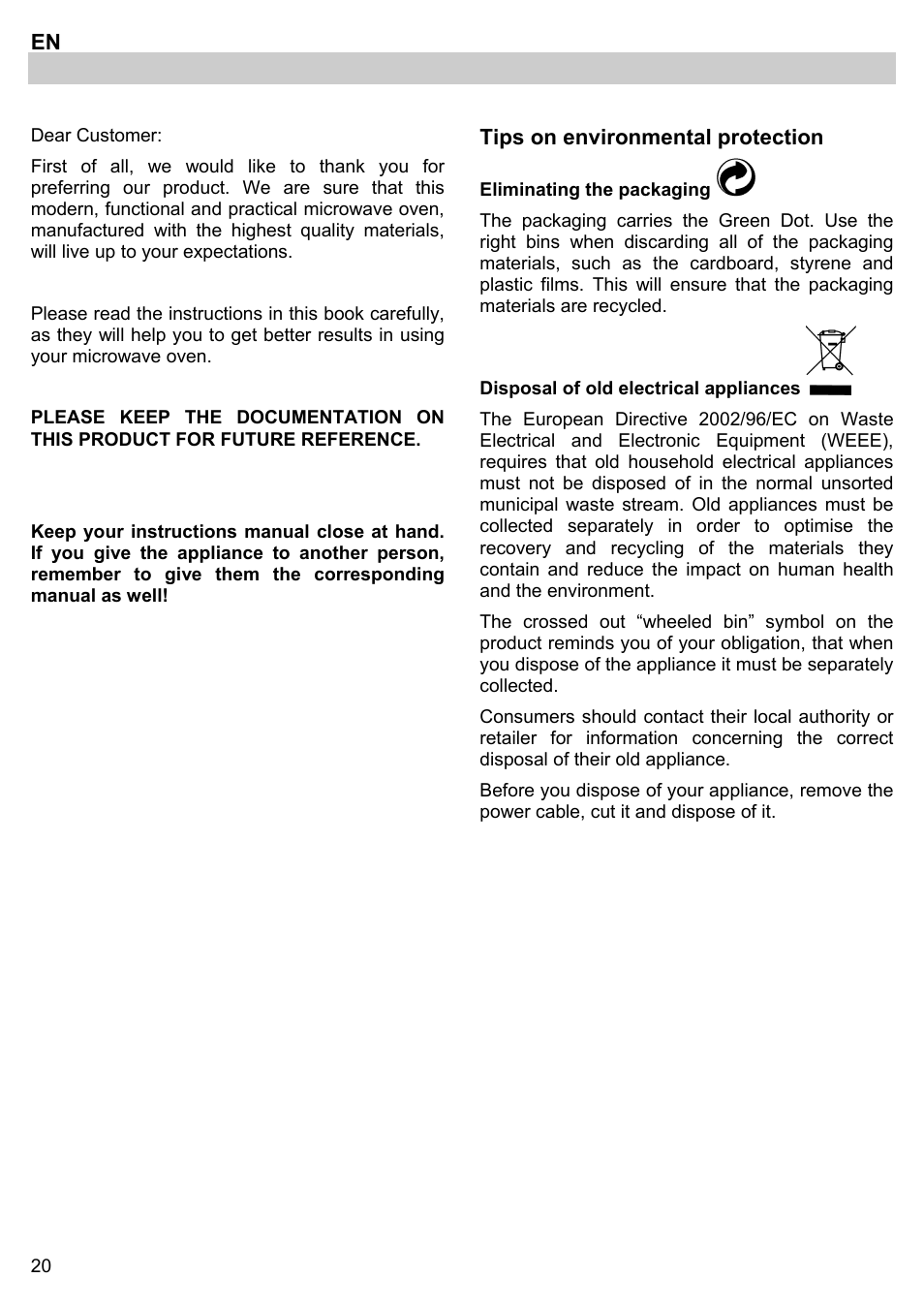 Gorenje BM 1120 AX User Manual | Page 22 / 100