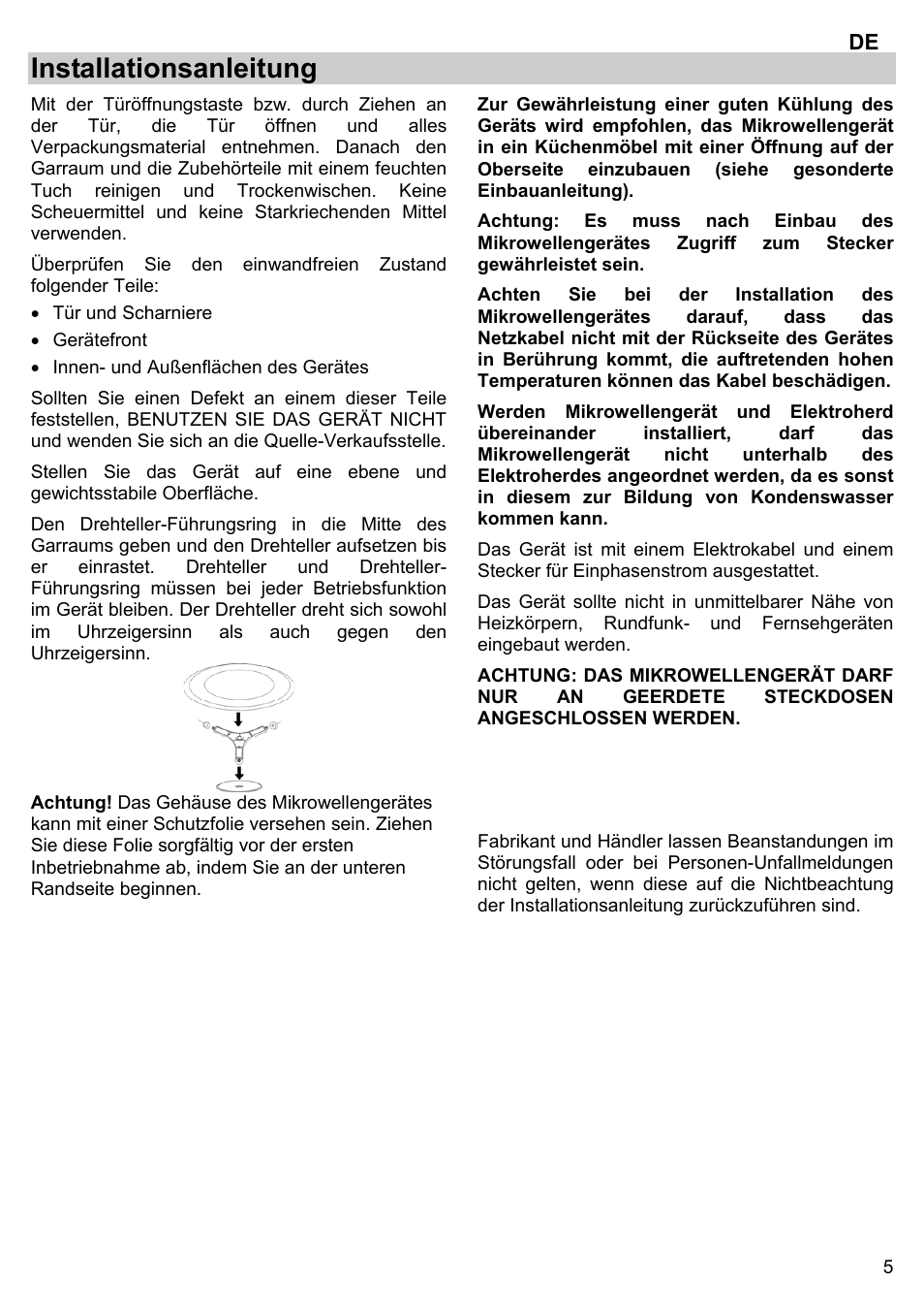 Installationsanleitung | Gorenje BM 1120 AX User Manual | Page 7 / 100