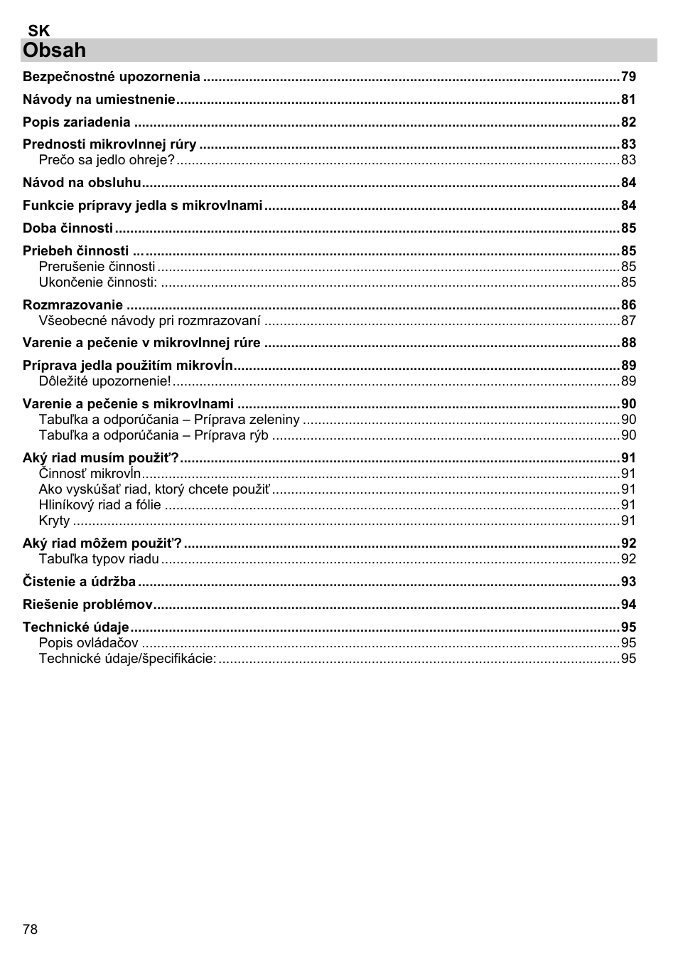 Gorenje BM 1120 AX User Manual | Page 80 / 100