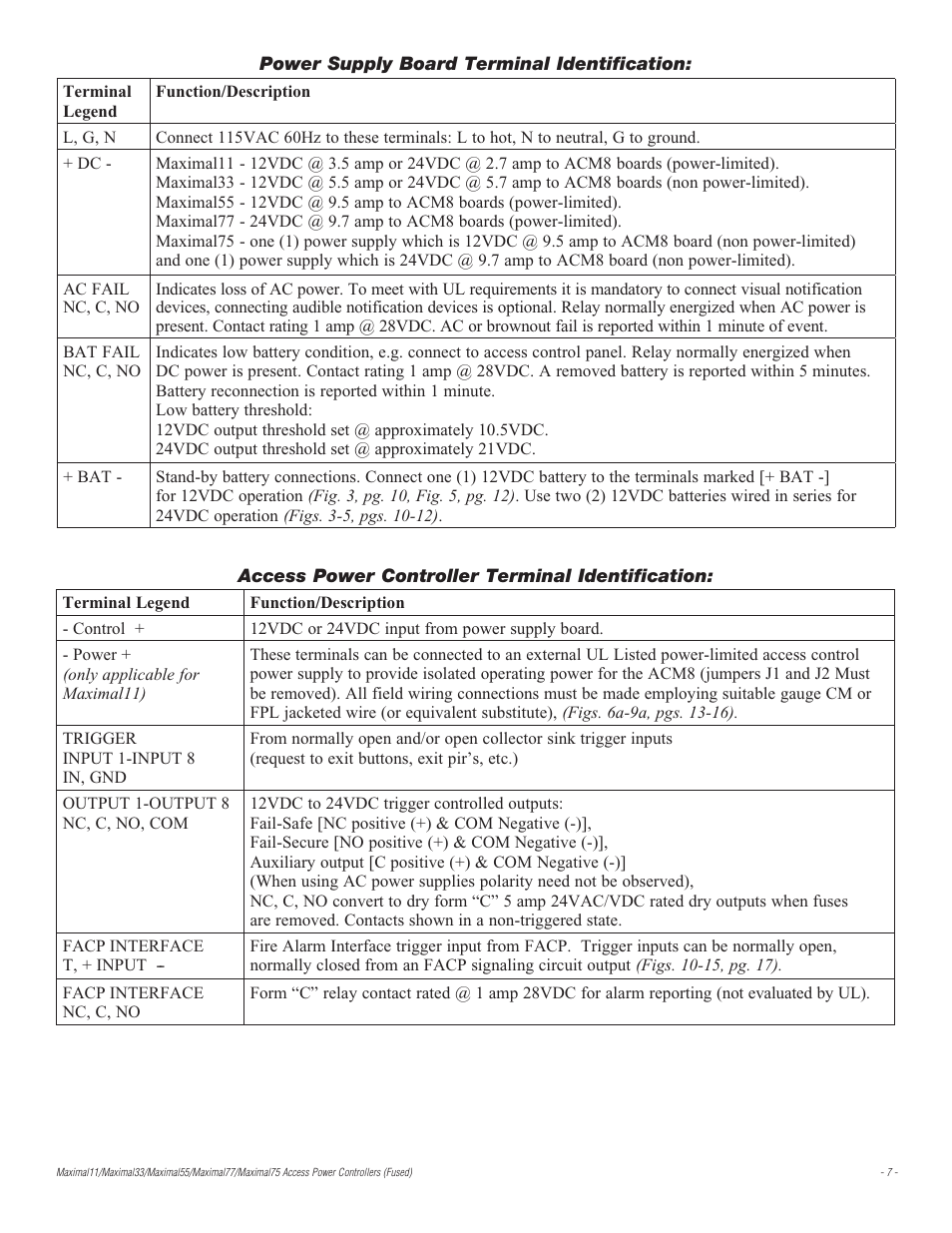 Altronix Maximal77 Installation Instructions User Manual | Page 7 / 20