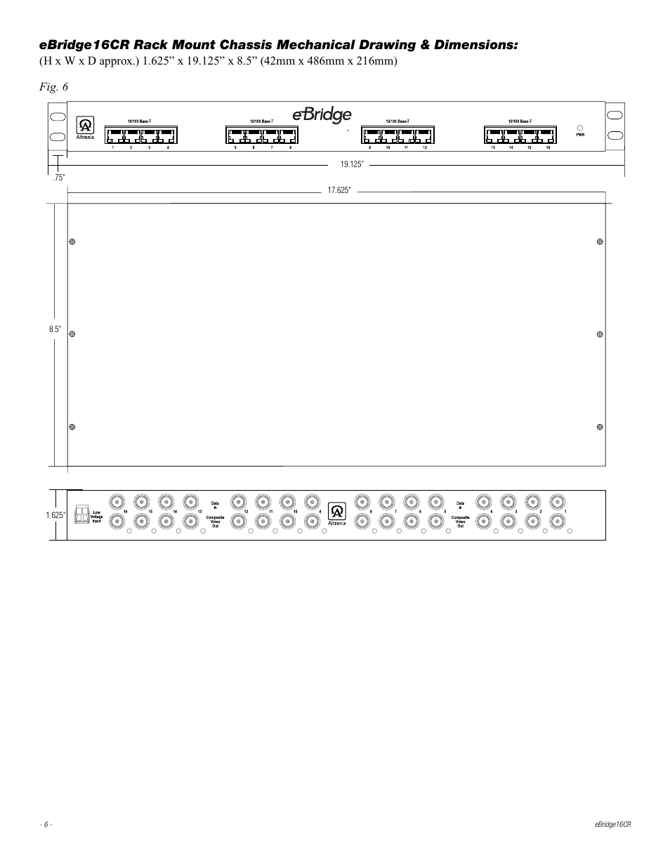 Altronix eBridge16CR Installation Instructions User Manual | Page 6 / 8