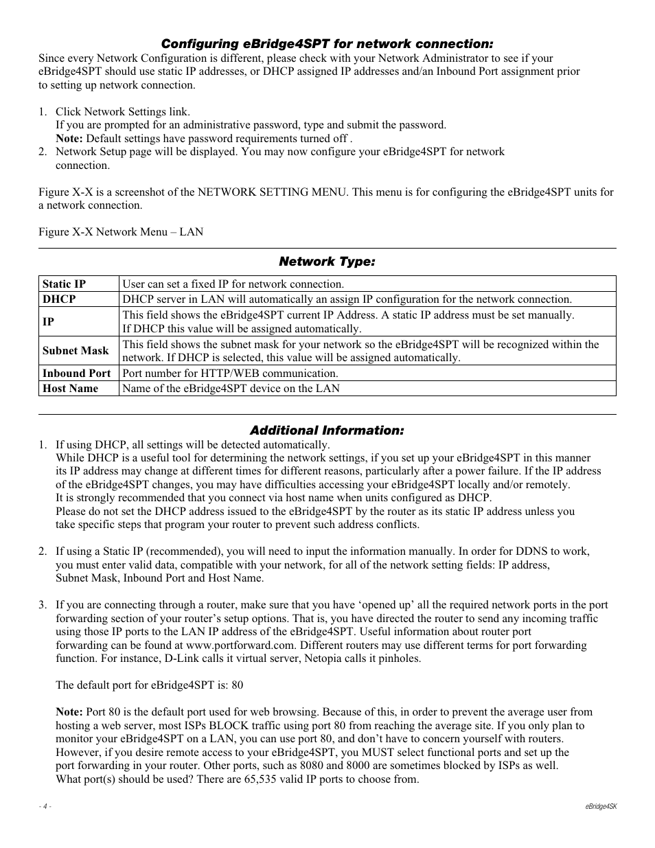 Altronix eBridge4SPT Installation Instructions User Manual | Page 4 / 8