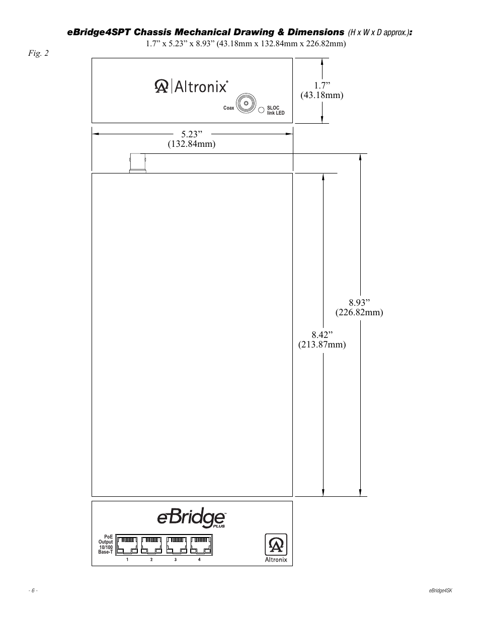 Altronix eBridge4SPT Installation Instructions User Manual | Page 6 / 8