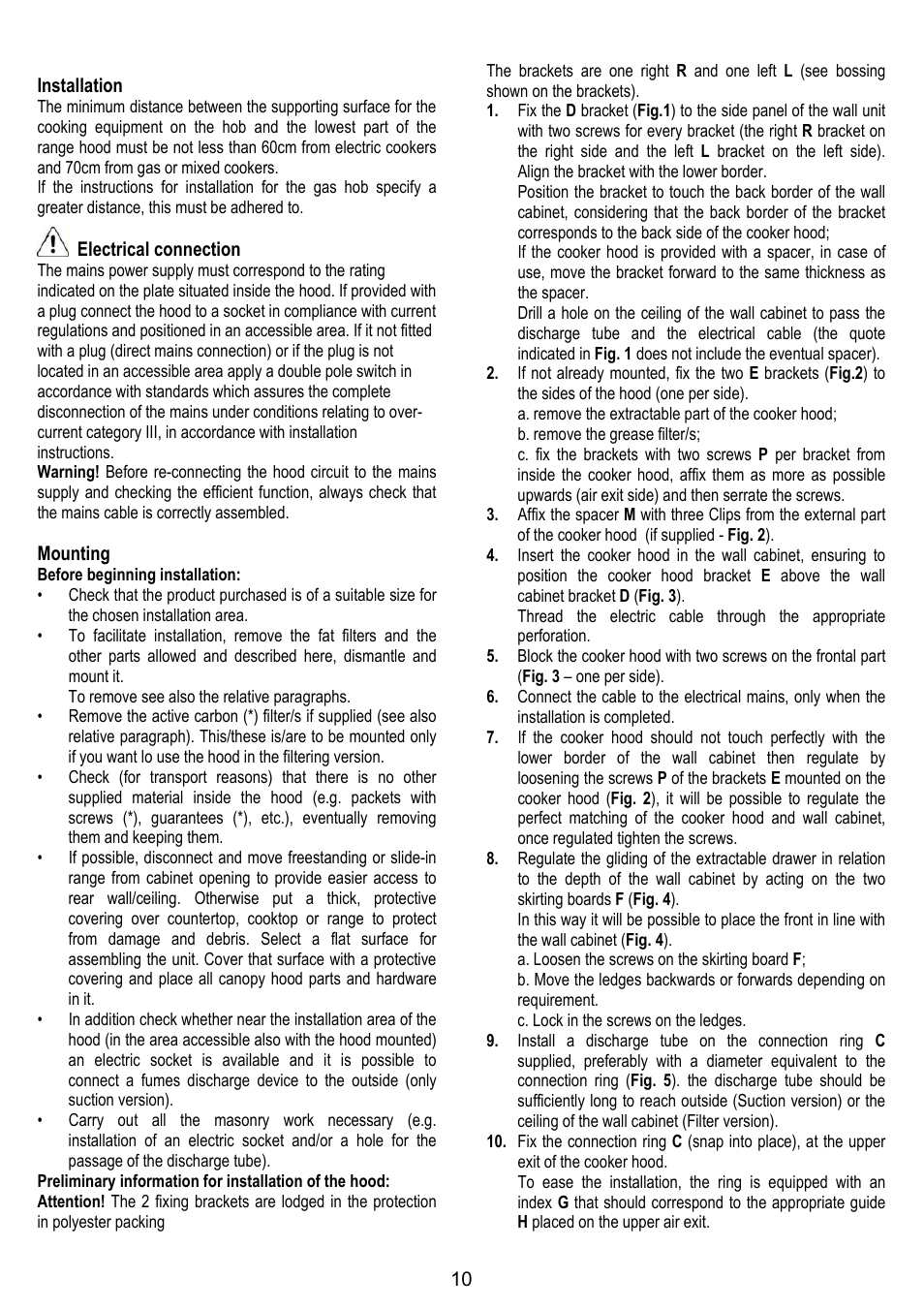 Gorenje DF 6115 E User Manual | Page 10 / 96